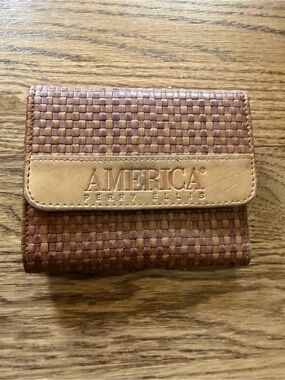 Vintage Perry Ellis Woven Wallet